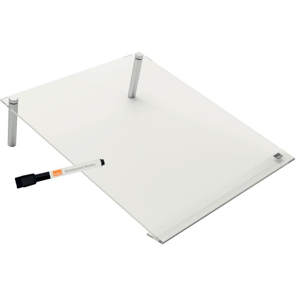 nobo Tableau blanc bloc-notes acrylique, A4, transparent — Memoboards & panneaux en verre