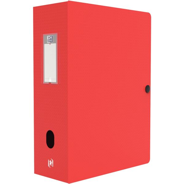 Oxford Boîte de classement Memphis, dos de 100 mm, rouge — Chemises & trieurs
