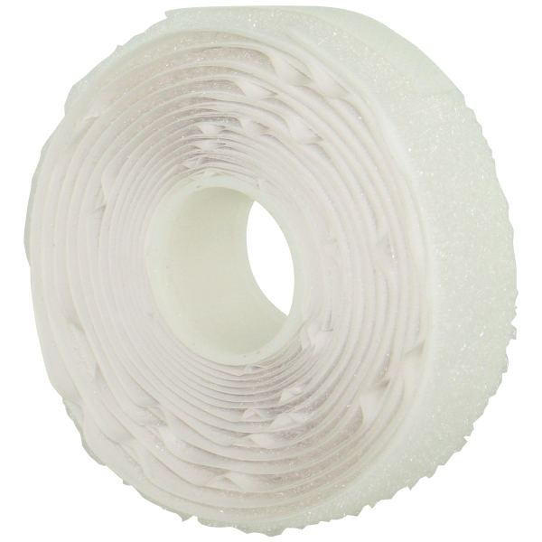 Sac Velcro adhésif blanc bande de 2 m, largeur 20 mm, N.C — TRAVAUX MANUELS