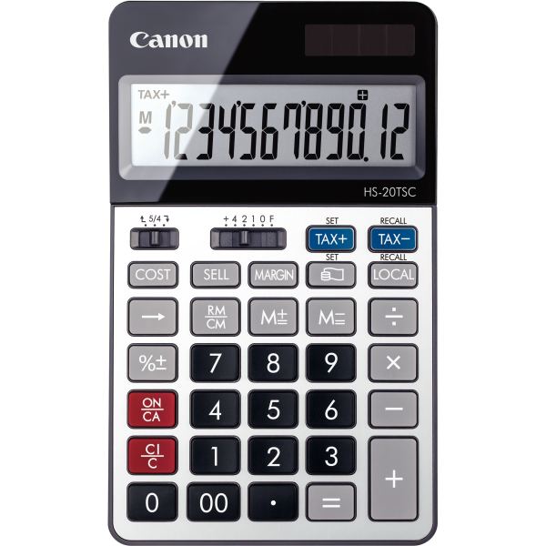 Machine à calculer semi bureau Canon ecologique HS-20 TSC, N.C — BUREAUTIQUE