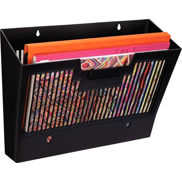 Corbeille murale magnétique Ecoline noire, N.C — EQUIPEMENT CLASSE ET BUREAU