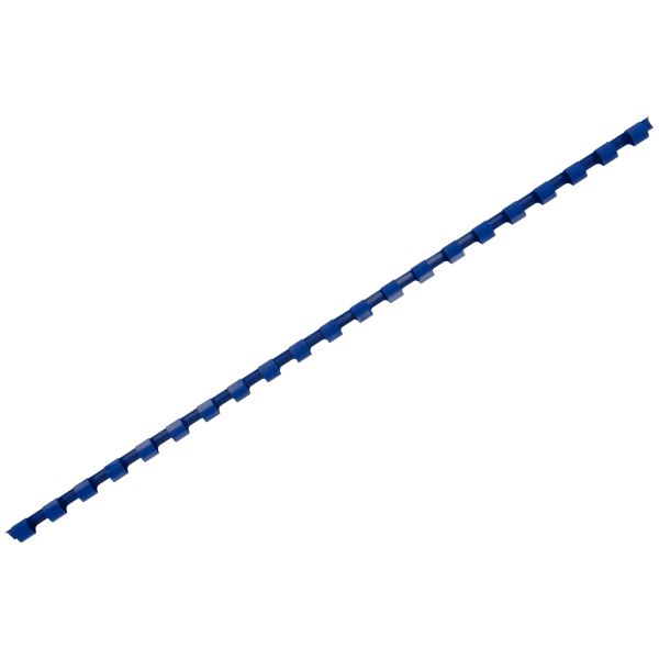 Boîte de 100 reliures plastiques couleur Ø 6mm bleu, N.C — BUREAUTIQUE