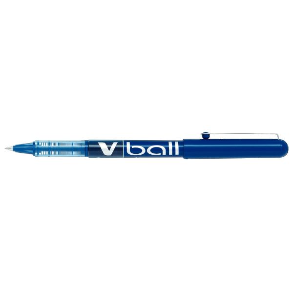 PILOT Stylo roller V Ball VB 5, pointe métal, bleu — Stylos roller