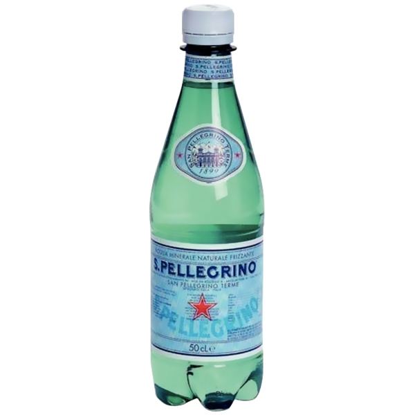 Lot de 24 bouteilles d'eau gazeuse SAN PELLEGRINO 50 cl — PRODUITS ALIMENTAIRES