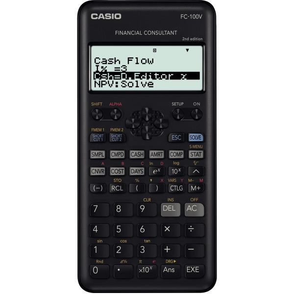 Machine à calculer financière CASIO FC-100V — Non classé