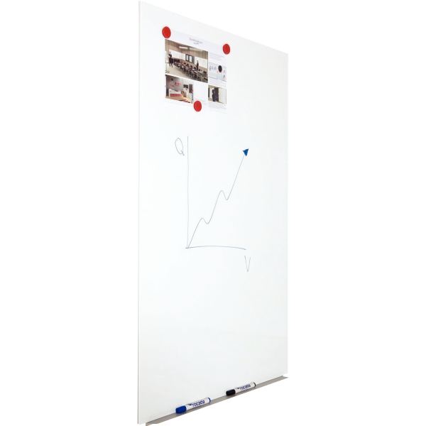 Tableau blanc magnétique sans cadre Skin 115x75 cm, N.C — EQUIPEMENT CLASSE ET BUREAU
