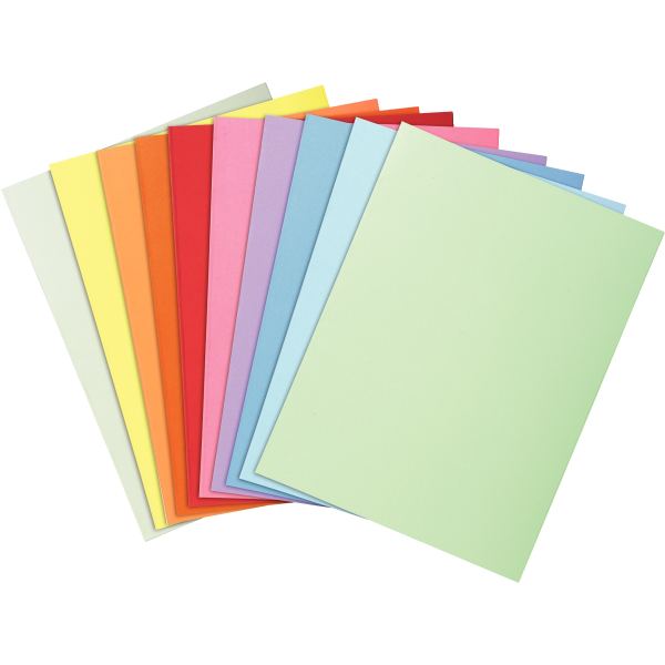 Paquet de 100 chemises 210g format 24x32 cm coloris assortis, SUPER — CLASSEMENT
