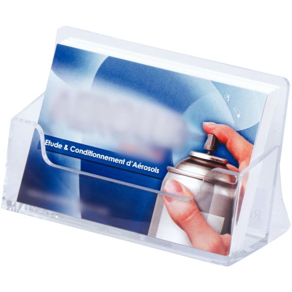 Porte-cartes de visite 1 compartiment transparent, N.C — UNIVERS MAGASIN