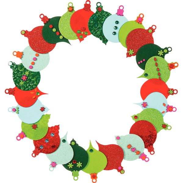Pack 321 pièces deco de noel mousse feutrine, N.C — TRAVAUX MANUELS