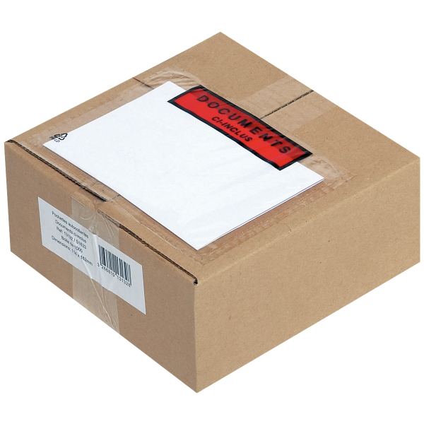 Boite de 1000 pochettes adhésives "documents ci-inclus" 228x, N.C — COURRIER ET EXPEDITION