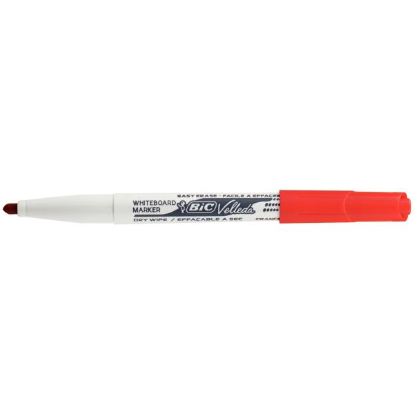 BIC Marqueur pour tableau blanc Velleda Medium 1741, rouge — Marqueurs tableau blanc & chevalet