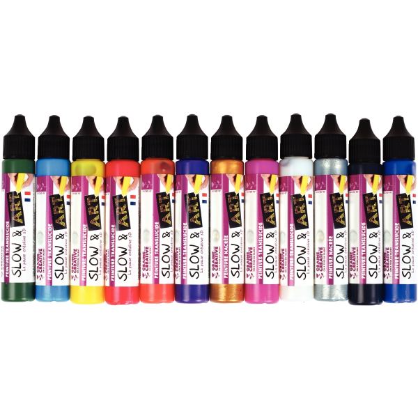 Lot de 12 crayons Slow & Art, coloris assortis, GRAINE CREATIVE — DESSIN SCOLAIRE ET PROFESSIONNEL