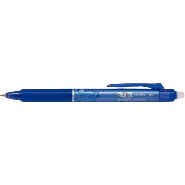 PILOT Stylo roller FRIXION BALL CLICKER 05, bleu — Stylos roller