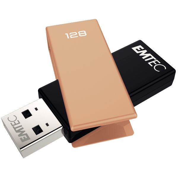 Clé USB 2.0 Emtec Brick C350 128 Go orange, N.C — INFORMATIQUE