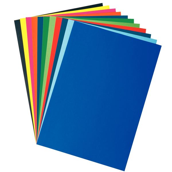 Paquet de 250 feuilles affiche 85g 60x80 cm assortis, N.C — DESSIN SCOLAIRE ET PROFESSIONNEL