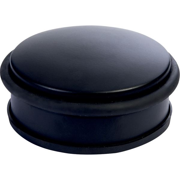 ALBA Butoir de porte, en acier, diamètre: 102 mm, noir — Fenêtres & portes