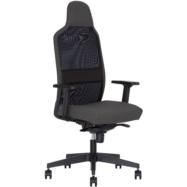 Fauteuil Cool On dossier noir/assise gris, N.C — MOBILIER