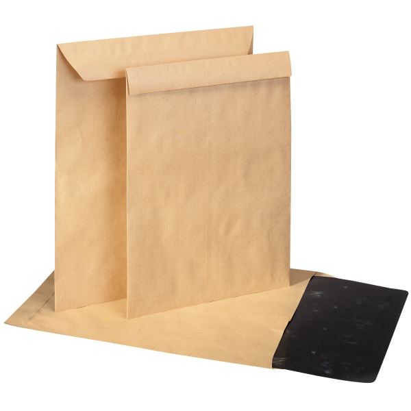 Boite de 100 pochettes radio 375x450 mm 90g patte gommée, N.C — COURRIER ET EXPEDITION