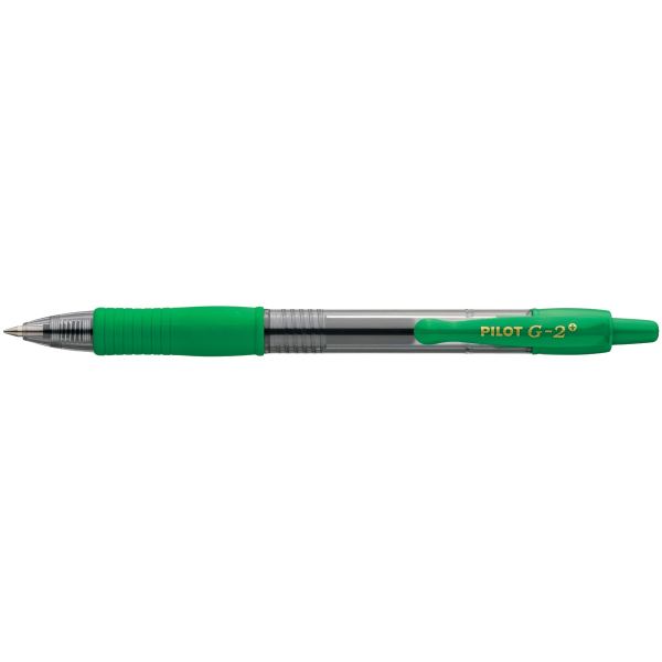 PILOT Stylo roller à encre gel G-2 PLUS medium, vert — Stylos bille & roller encre gel