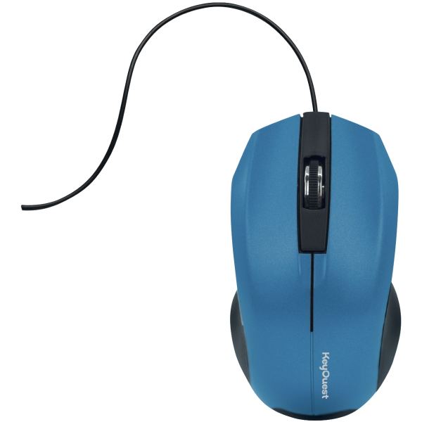 Souris filaire optique KeyOuest Expert couleur bleu, N.C — INFORMATIQUE