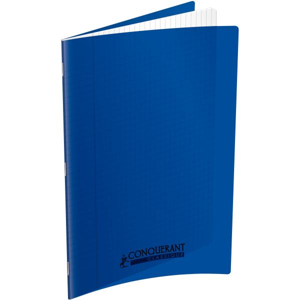 CONQUERANT CLASSIQUE Cahier 240 x 320 mm, Seyès, bleu — Cahiers francais