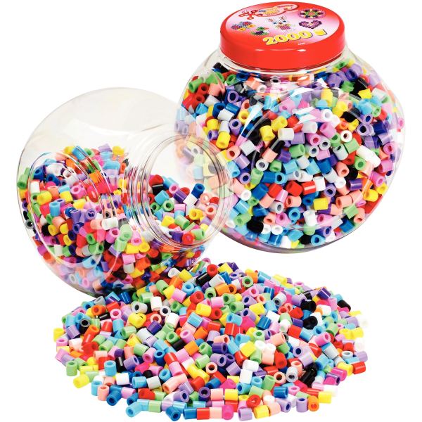 Pot de 2000 perles Hama Maxi coloris pastel — Non classé