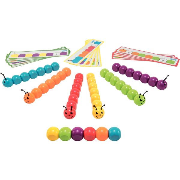 Boite de 6 chenilles magnétiques + modèles, N.C — JEUX