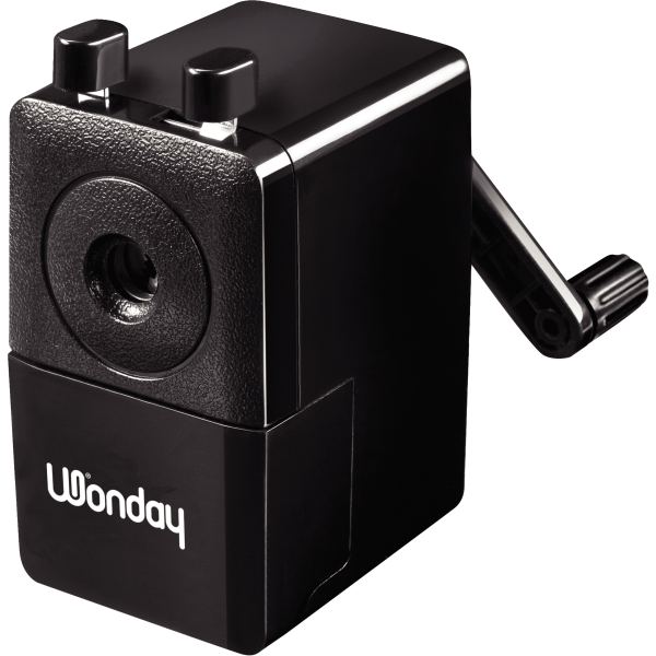 Wonday Machine à tailler, corps en plastique, couleur: noir — Taille-crayons