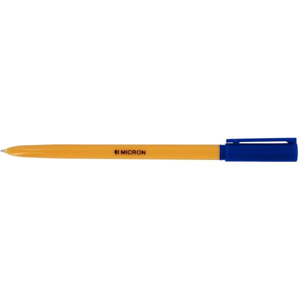 Boîte de 50 stylos bille Micron pointe fine bleu, N.C — ECRIRE ET CORRIGER