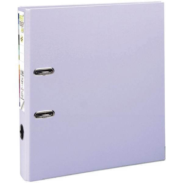 Classeur à levier PREM'TOUCH format A4+, dos 8 cm, lilas — Non classé