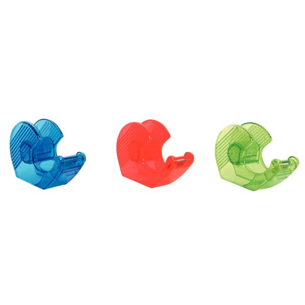 Dévidoir escargot transparent assortis, Wonday — PETIT MATERIEL BUREAU ET ECOLE