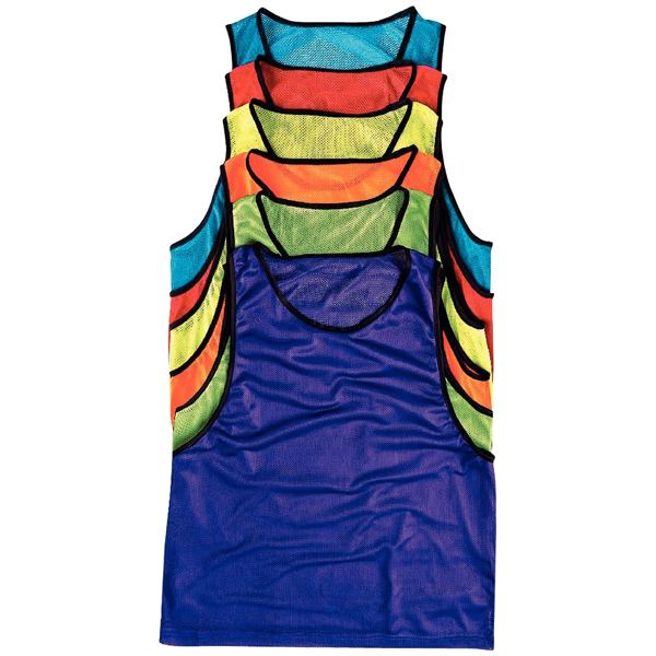 Lot de 6 chasubles taille S bleu roi, N.C — JEUX