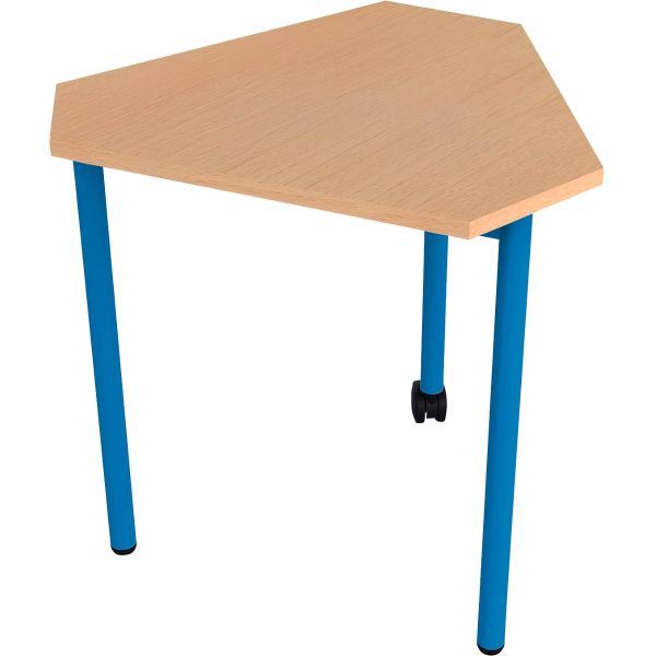 Table modulable 3 pieds 1 roulette taille 4 bleu, N.C — UNIVERS PETITE ENFANCE