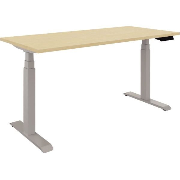 Bureau individuel Slade L140 xP80 cm plateau pin maritime/pièt, N.C — MOBILIER