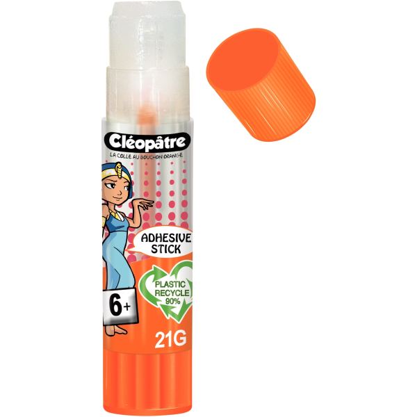 Stick De Colle Cleopatre Invisible Forte Usage Intensif Sans Solvant Carton Papier Photos Des 6 Ans 21 gr, COLLES CLEOPATRE…