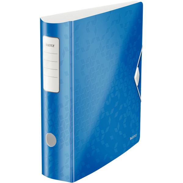Classeur à levier en polypropylène Leitz WOW Active 180°, dos 75 mm, bleu — Classeurs à levier & accessoires