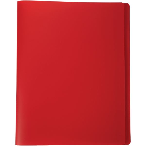Protège-documents couverture souple en polypropylène 80 vues, rouge — Non classé