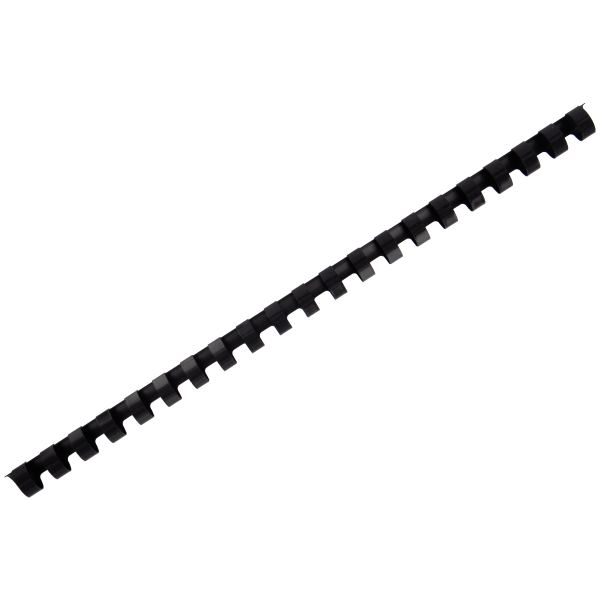Boîte de 100 reliures plastiques couleur Ø 12 mm noir, N.C — BUREAUTIQUE