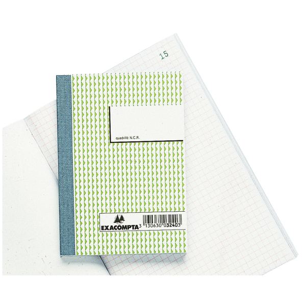 Manifold NCR quadrillé 5x5 format 148x105mm 50 tripli autocopiants — Papier, cahier & courrier