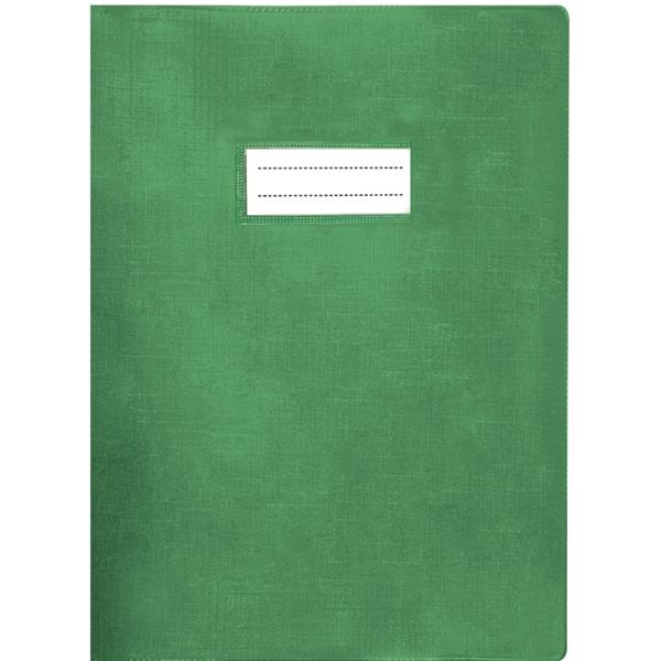 Paquet de 10 protège-cahiers avec rabats épaisseur 22/100ème 21 x 29,7 cm coloris vert, N.C — PETIT MATERIEL BUREAU ET ECOLE