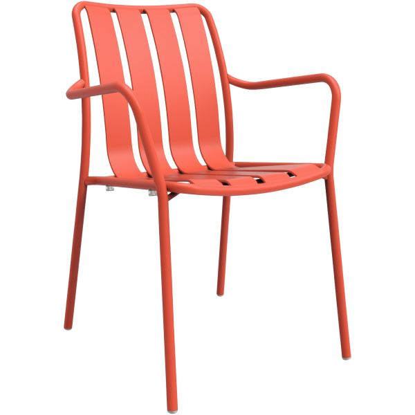 Chaise avec accoudoirs Verano paprika, N.C — MOBILIER