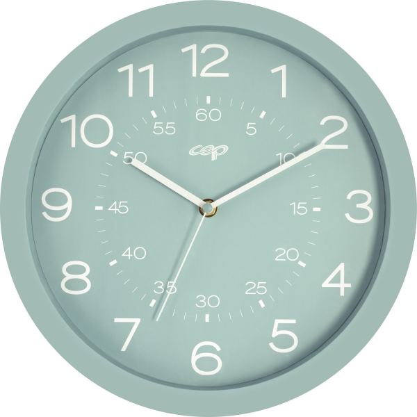 CEP Horloge murale Riviera, montre quartz, vert d'eau — Horloges et plus