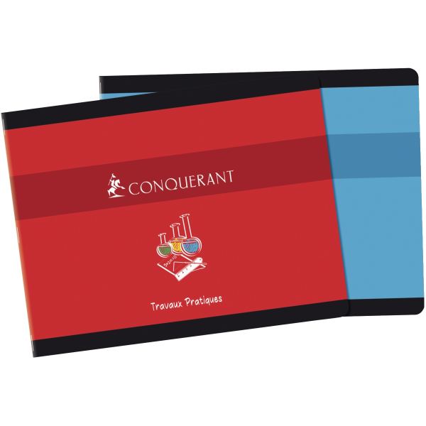 CONQUERANT SEPT Cahier travaux pratiques, uni, 220 X 170 mm, CONQUÉRANT SEPT — Cahiers francais
