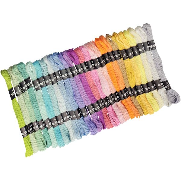 Sachet de 52 écheveaux pour bracelets brésilien pastel, N.C — TRAVAUX MANUELS