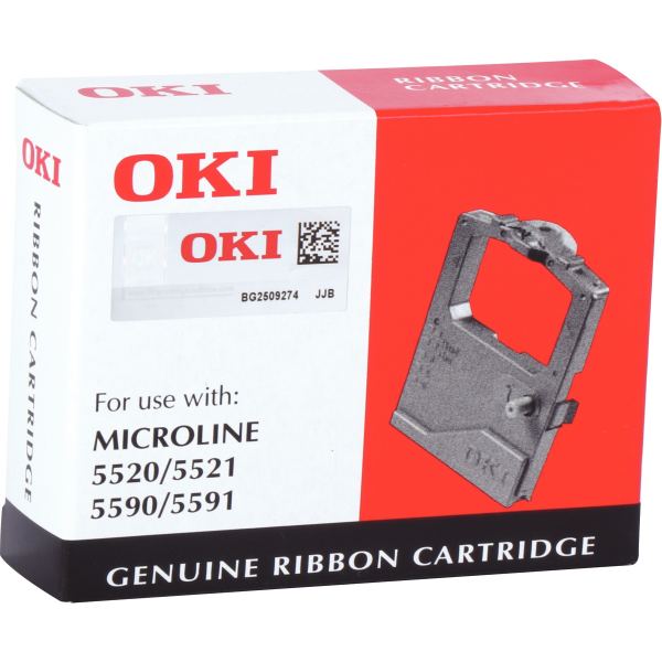 OKI MICROLINE 5520, 5521, 5590, 5591 ruban encreur noir 4.000.000 caractères pack de 1 — Rubans encreurs, Original