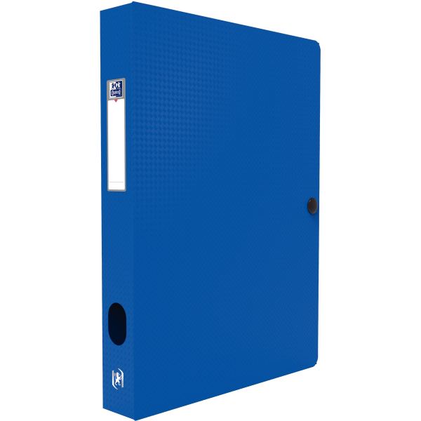 Oxford Boîte de classement Memphis, dos: 40 mm, bleu — Chemises & trieurs