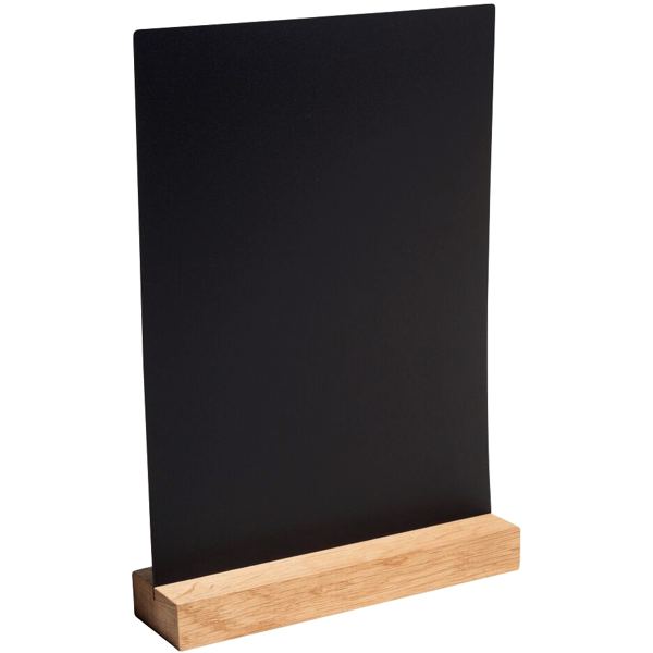 Porte menu ardoise sur pied en bois A4, N.C — UNIVERS MAGASIN