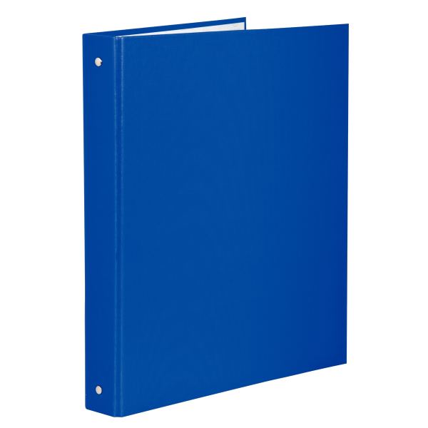 Classeur 4 anneaux en carton plastifié, format A4, dos 4 cm, bleu — Non classé