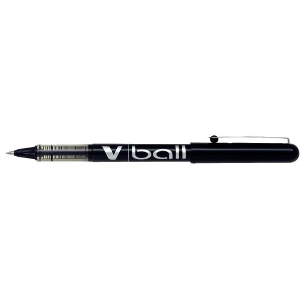 PILOT Stylo roller V Ball VB 5, pointe métal, noir — Stylos roller