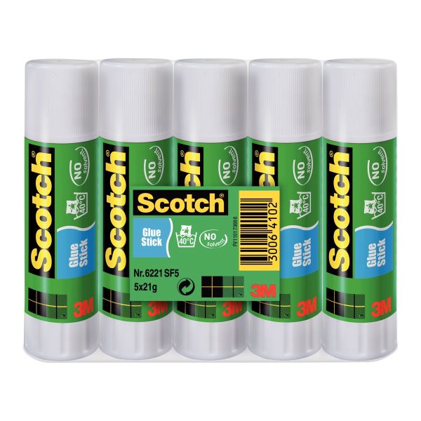 Lot de 5 bâtons de colles 21g Scotch — Non classé